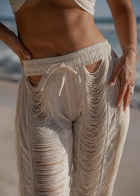 Conjunto de pantalón de lino Tulum