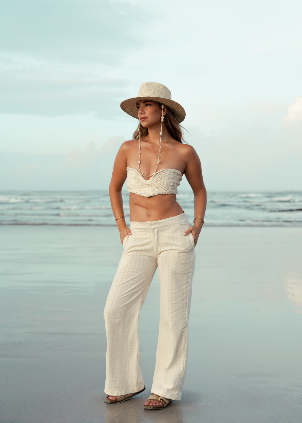 Cristal Macrame Crop Top