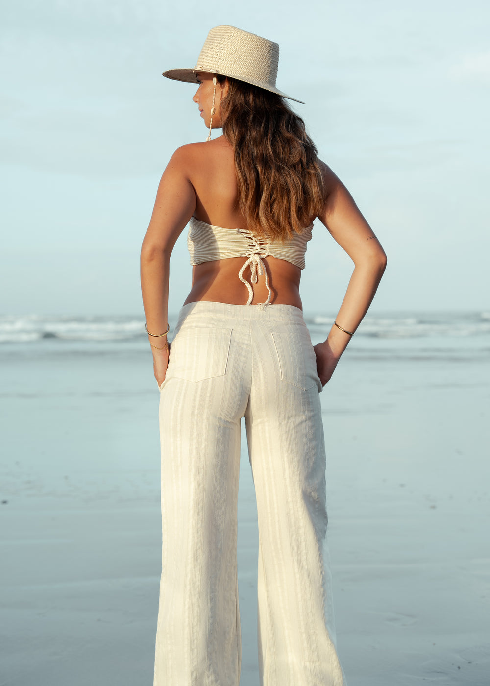 Cristal Macrame Crop Top
