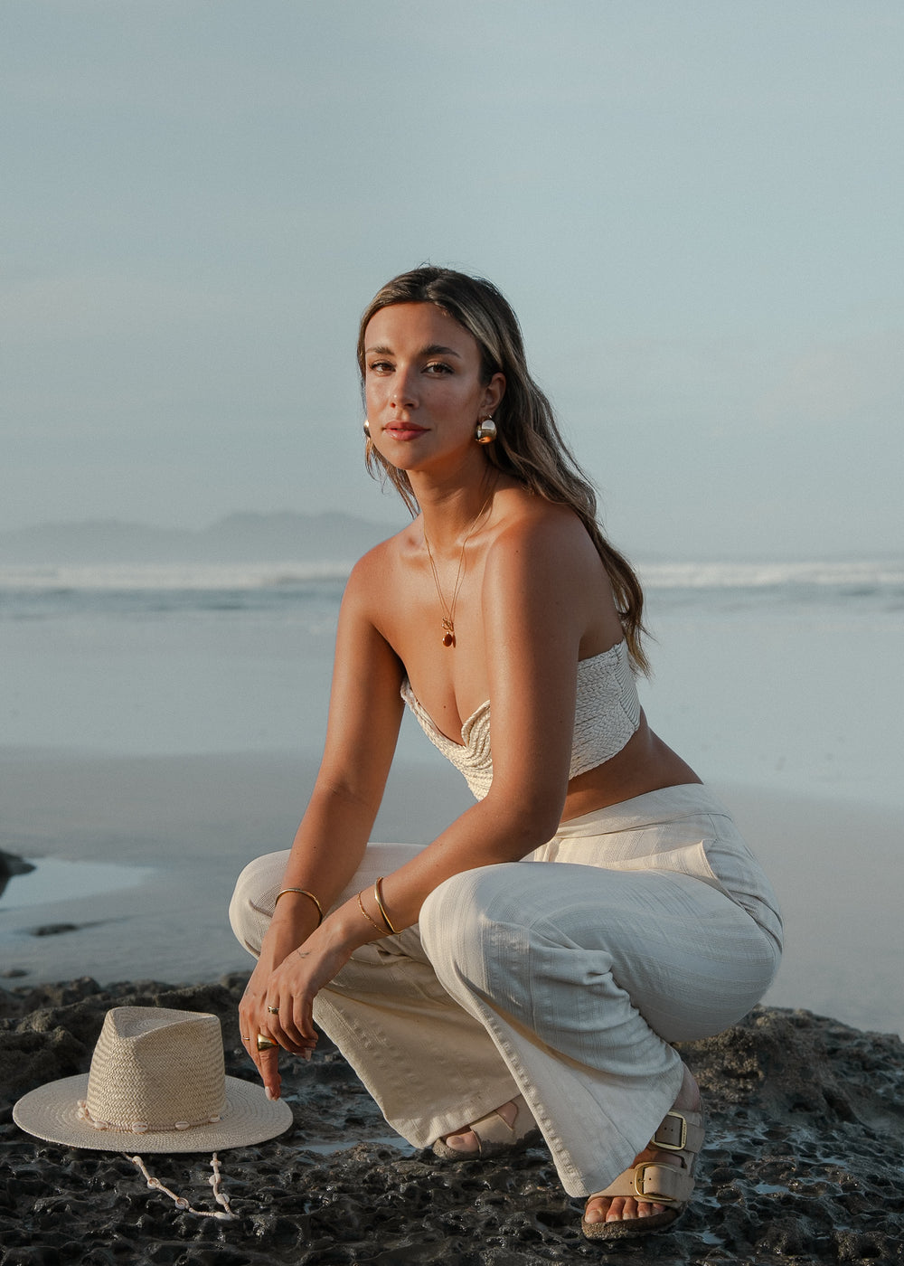 Cristal Macrame Crop Top