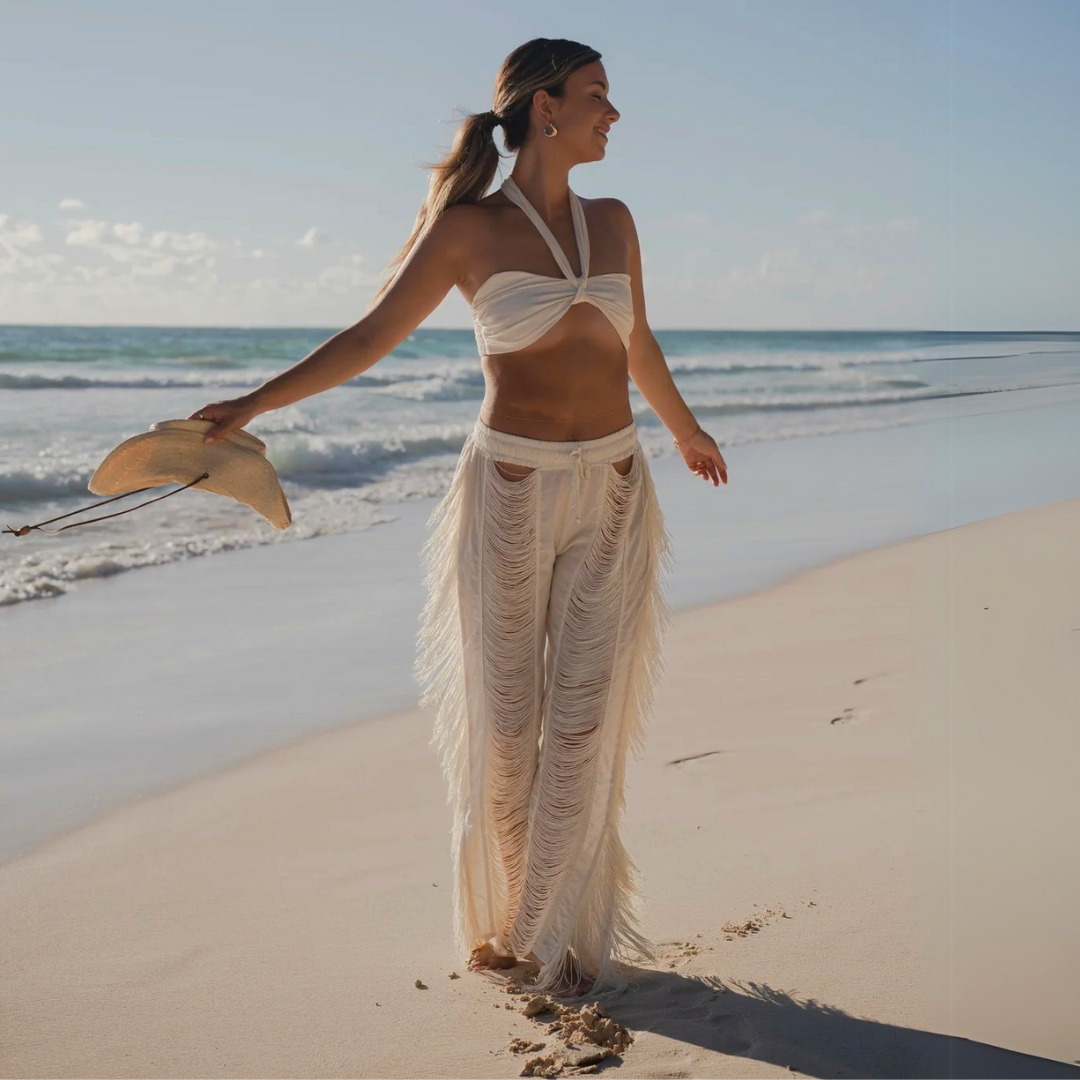 Conjunto de pantalón de lino Tulum