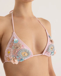 Rhea Beaded Bikini Top